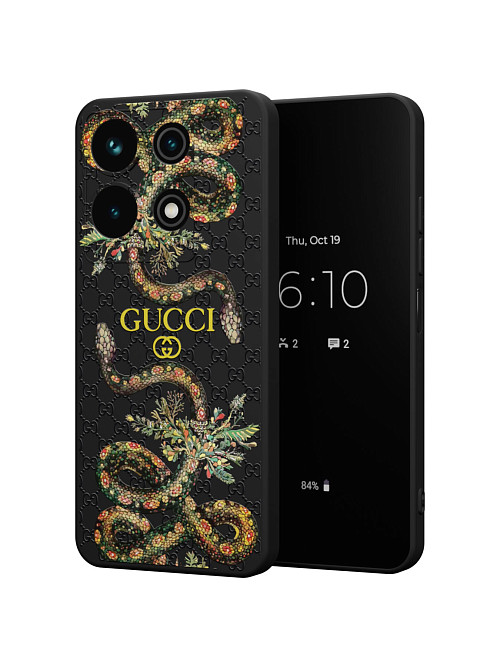 Силиконовый чехол для Infinix Note 30 "NOVEL: Gucci"