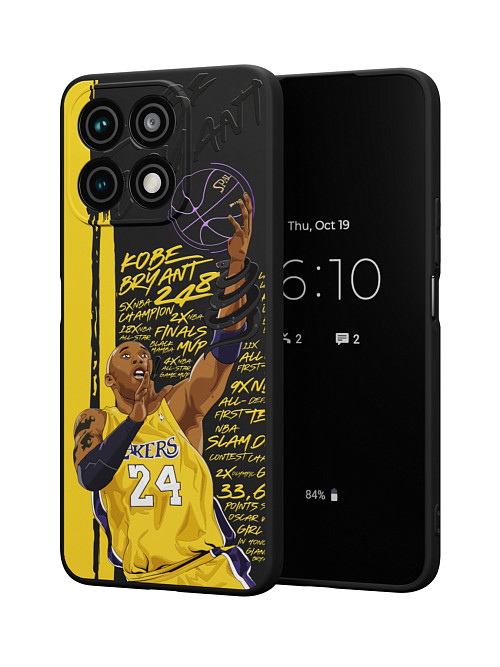 Силиконовый чехол для Honor X8a (4G) "NOVEL: Kobe Bryant"