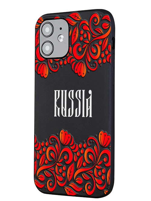 Силиконовый чехол для Apple iPhone 12 Pro "Русский стиль"