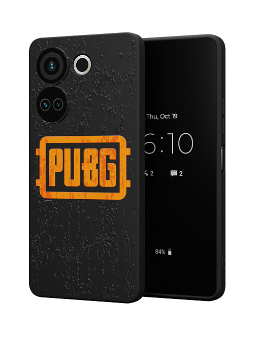 Силиконовый чехол для Tecno Camon 20 Pro (4G) "NOVEL: PUBG"