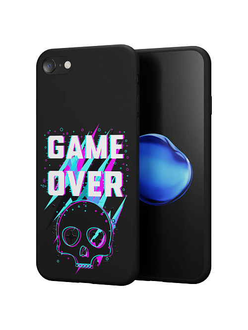 Силиконовый чехол для Apple iPhone 8 "Game over"