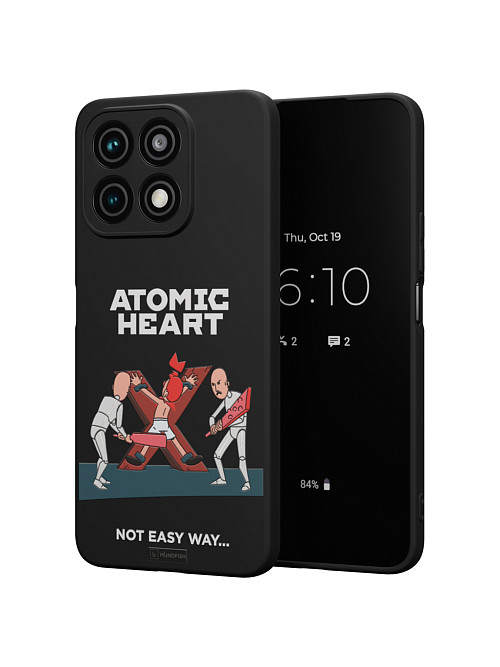 Силиконовый чехол для Honor X8a (4G) "Atomic Heart: Not Easy Way"