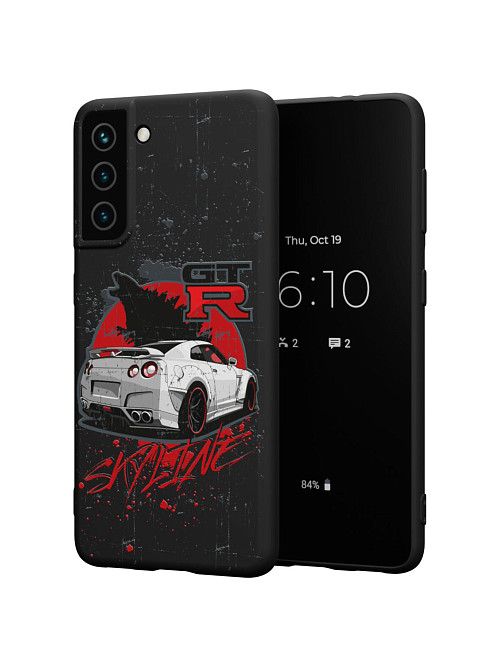 Силиконовый чехол для Samsung Galaxy S21 (5G) "Nissan SKYLINE GTR"