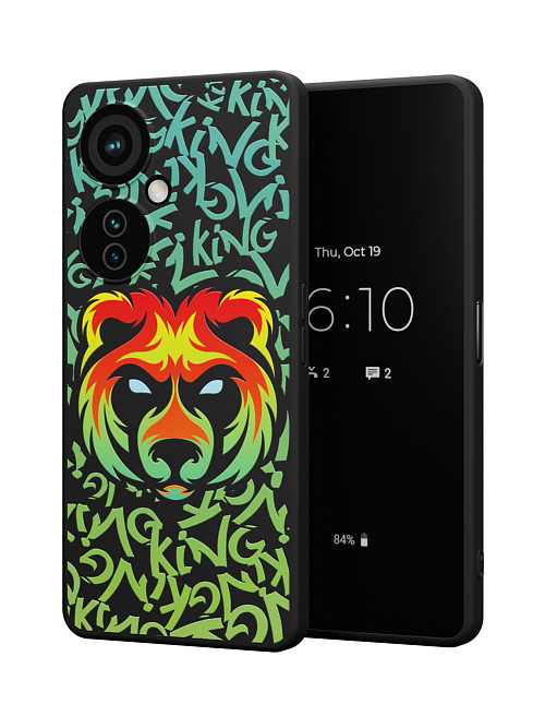 Силиконовый чехол для OnePlus Nord CE 3 Lite (5G) "Медведь граффити"