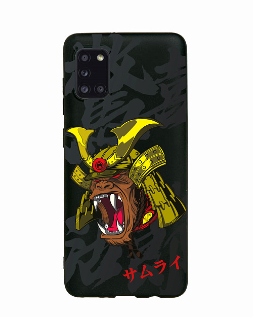 Силиконовый чехол для Samsung Galaxy A31 "Samurai Kong"