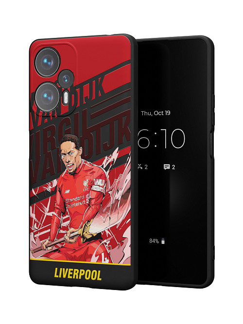 Силиконовый чехол для Xiaomi Redmi Note 12 Turbo "NOVEL: Liverpool"