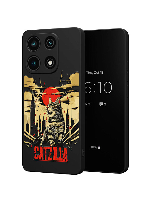 Силиконовый чехол для Xiaomi Redmi Note 13 (4G) "Catzilla"