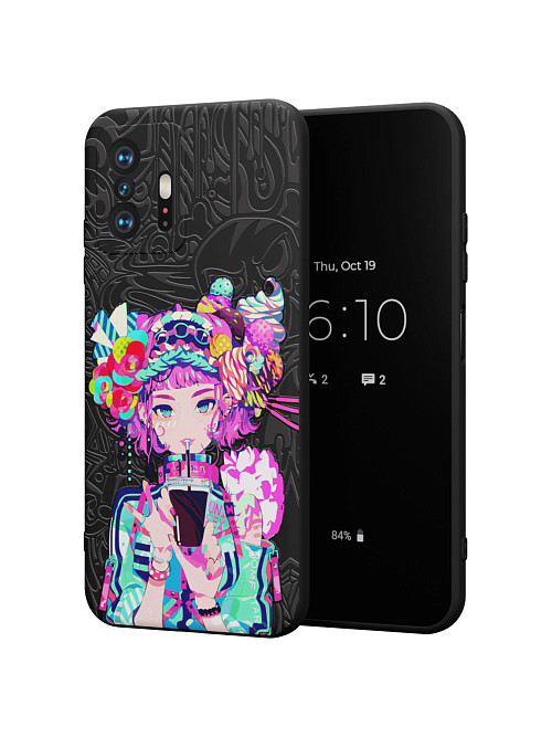 Силиконовый чехол для Xiaomi 11T "Lolipop girl"