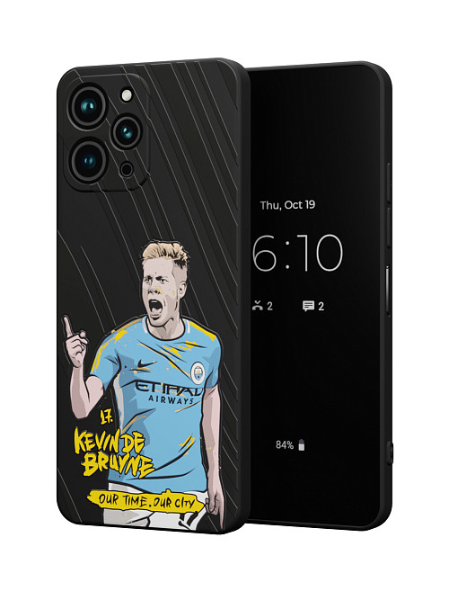 Силиконовый чехол для Xiaomi Redmi 12 "NOVEL: Kevin de Bruyne"