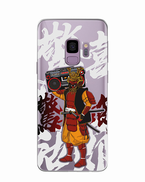 Силиконовый чехол для Samsung Galaxy S9 Hip-hop Samurai