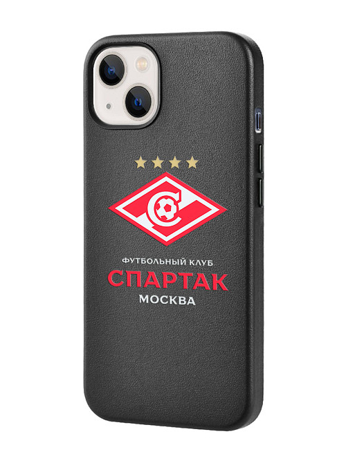 Кожаный чехол для Apple iPhone 13 "ФК Спартак Москва"