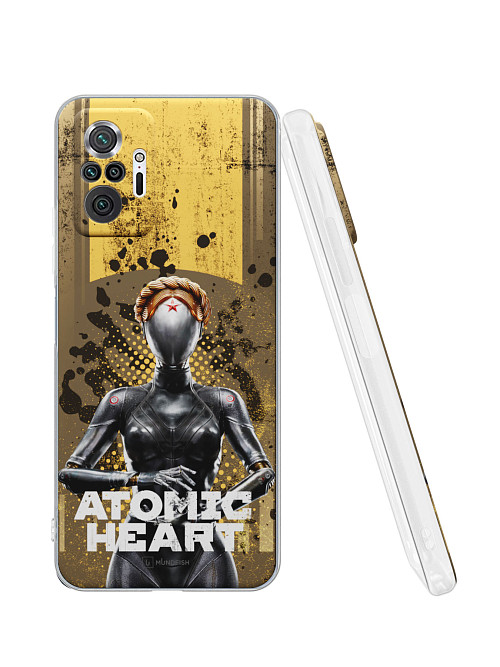 Силиконовый чехол для Xiaomi Redmi Note 10 Pro "Atomic Heart: Левая близняшка"