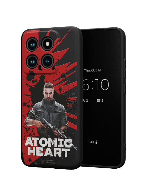 Силиконовый чехол для Xiaomi 14 "Atomic Heart: Майор Нечаев"