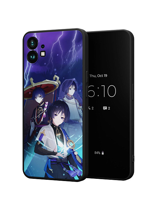 Силиконовый чехол для Nothing Phone 1 "Genshin Impact: Скарамучча"