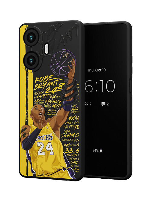 Силиконовый чехол для Realme C55 "NOVEL: Kobe Bryant"