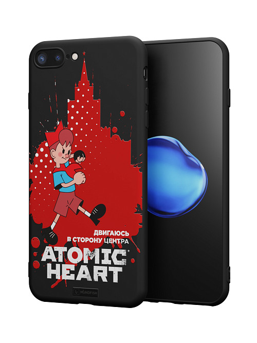 Силиконовый чехол для Apple iPhone 8 Plus "Atomic Heart: В сторону центра"