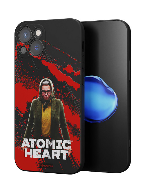 Силиконовый чехол для Apple iPhone 13 "Atomic Heart: Баба Зина"