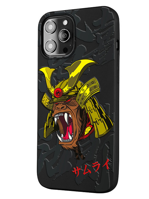 Силиконовый чехол для Apple iPhone 12 Pro Max "Samurai Kong"