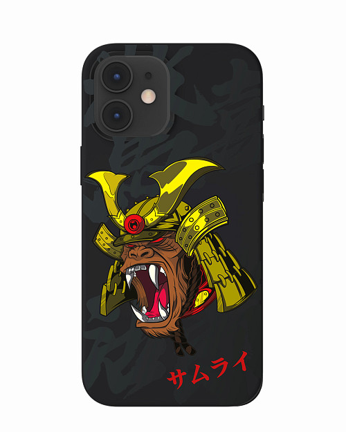 Силиконовый чехол для Apple iPhone 12 Pro "Samurai Kong"