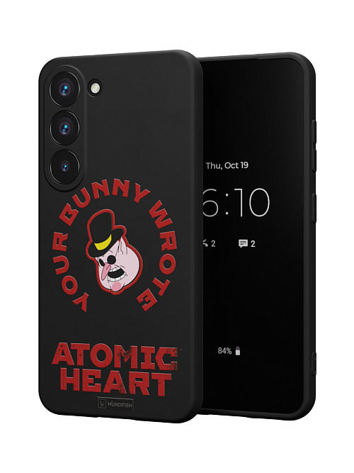 Силиконовый чехол для Samsung Galaxy S23 "Atomic Heart: Капиталист"