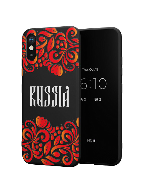 Силиконовый чехол для Xiaomi Redmi 9A "Русский стиль"