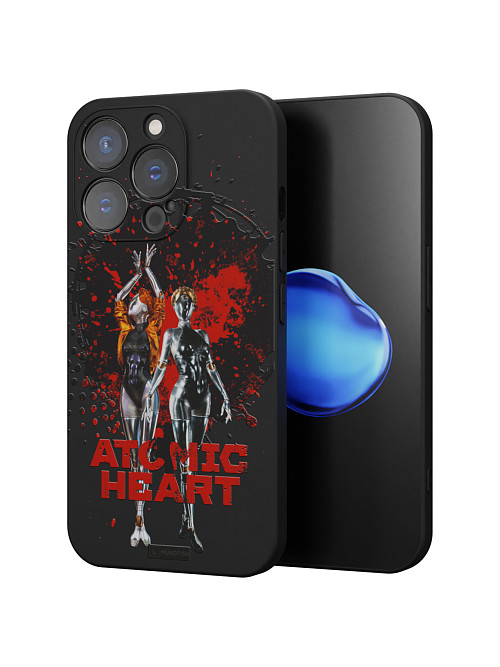 Силиконовый чехол для Apple iPhone 14 Pro "Atomic Heart: Близняшки"