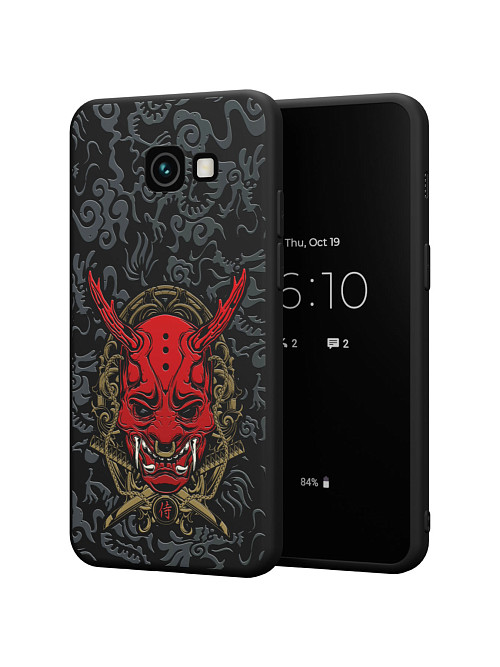 Силиконовый чехол для Samsung Galaxy A5 2017 "Red Oni mask"