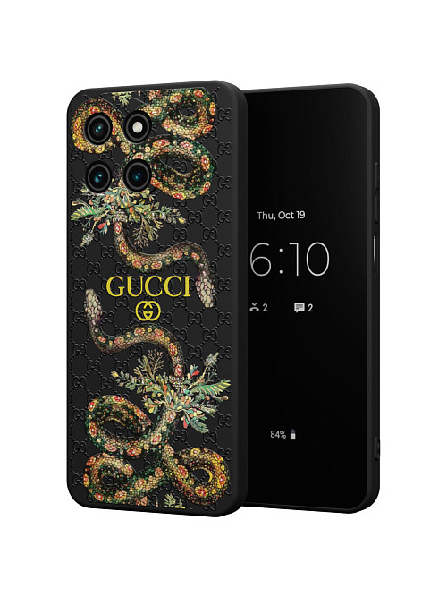 Силиконовый чехол для realme 11 (4G) "NOVEL: Gucci"