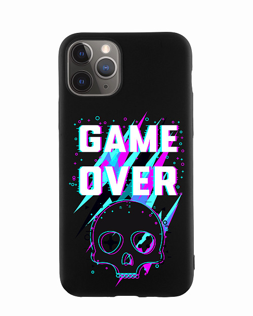 Силиконовый чехол для Apple iPhone 11 Pro "Game over"