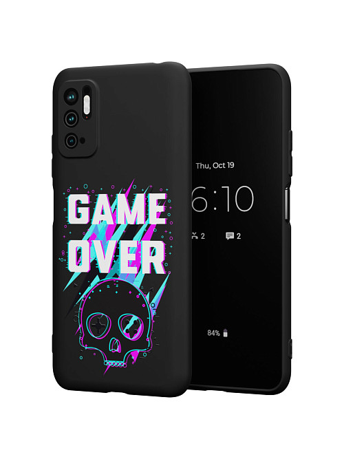 Силиконовый чехол для Xiaomi Redmi Note 10T "Game over"