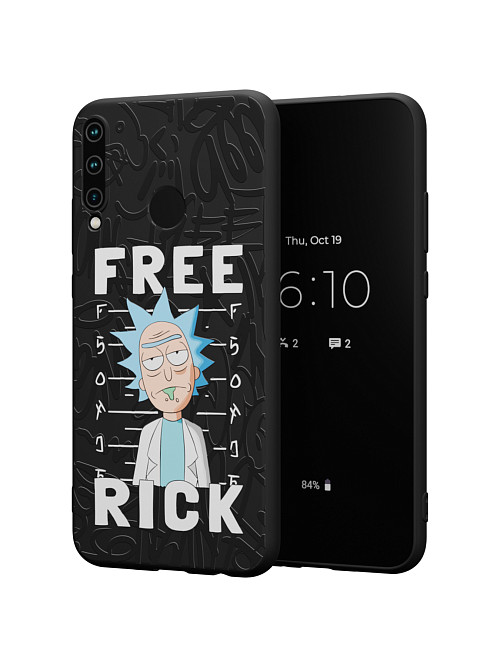 Силиконовый чехол для Huawei P40 Lite E "NOVEL: Free Rick"