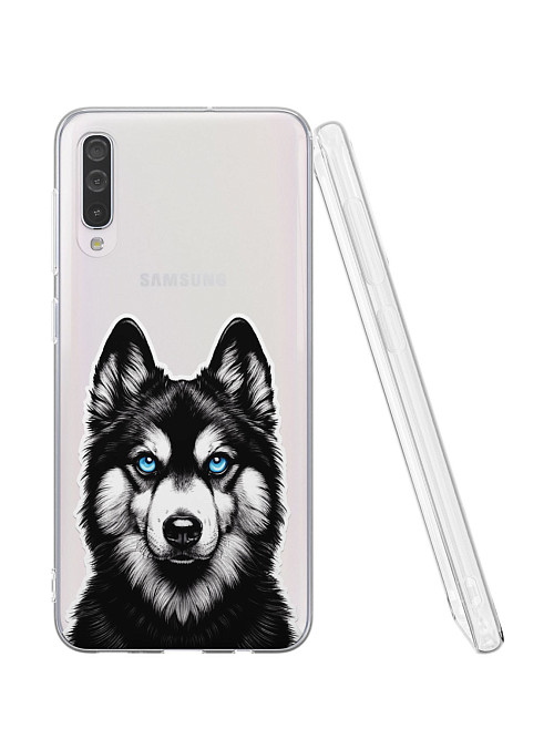 Силиконовый чехол для Samsung Galaxy A30S "Собака"