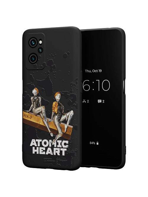 Силиконовый чехол для realme 9i "Atomic Heart: Боевые близняшки"