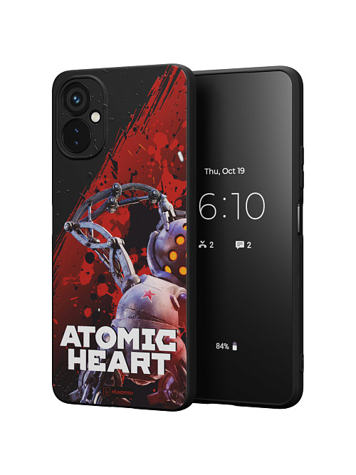 Силиконовый чехол для Tecno Spark 9 Pro "Atomic Heart: Беляш (МА-9)"