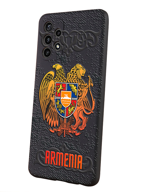 Силиконовый чехол для Samsung Galaxy A32 (4G) "Герб Армении"