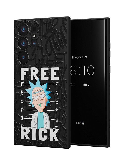 Силиконовый чехол для Samsung Galaxy S23 Ultra "NOVEL: Free Rick"