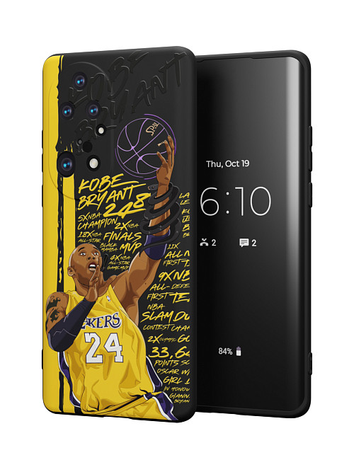 Силиконовый чехол для Huawei P50 Pro "NOVEL: Kobe Bryant"