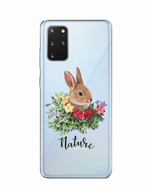 Силиконовый чехол для Samsung Galaxy S20 Plus Кролик