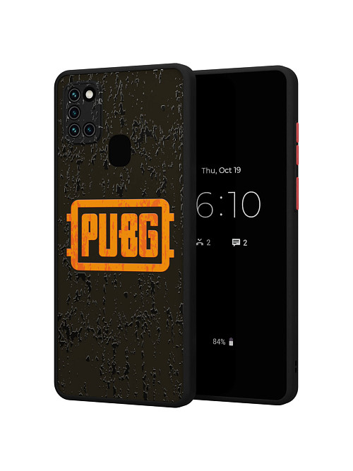 Противоударный чехол для Samsung Galaxy A21s "NOVEL: PUBG"