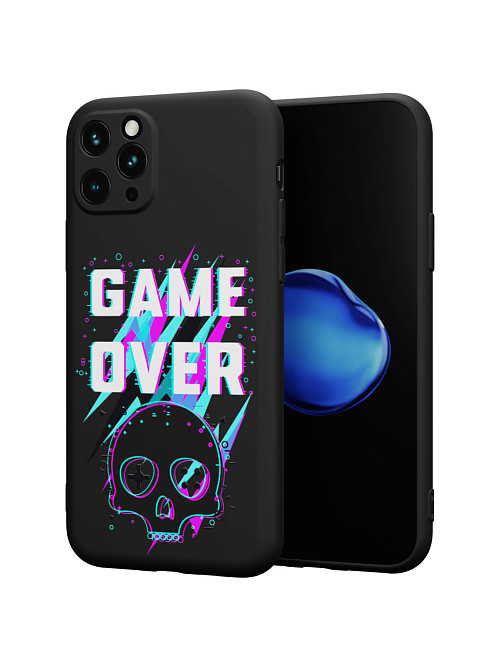 Силиконовый чехол для Apple iPhone 11 Pro "Game over"