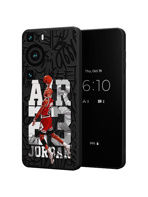 Силиконовый чехол для Huawei P60 Pro "NOVEL: Jordan 23"