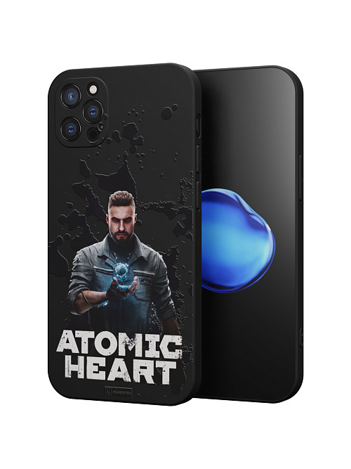 Силиконовый чехол для Apple iPhone 12 Pro Max "Atomic Heart: Товарищ Нечаев"