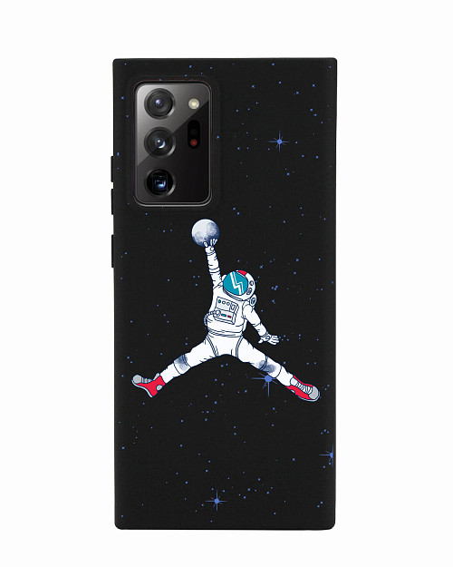 Силиконовый чехол для Samsung Galaxy Note 20 Ultra (5G) Космический баскетбол