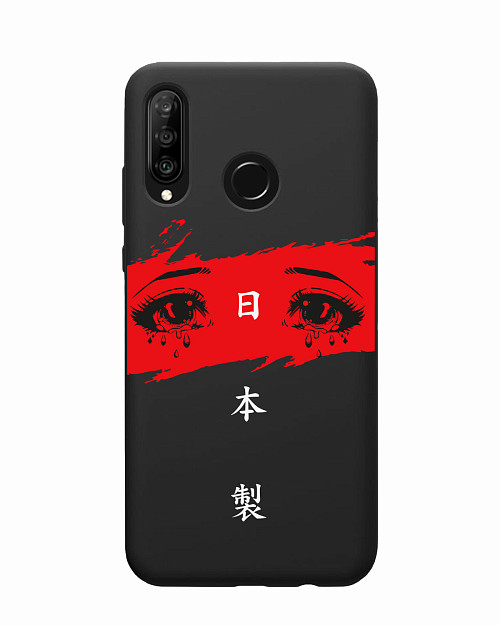 Силиконовый чехол для Huawei P30 Lite Грустные глаза