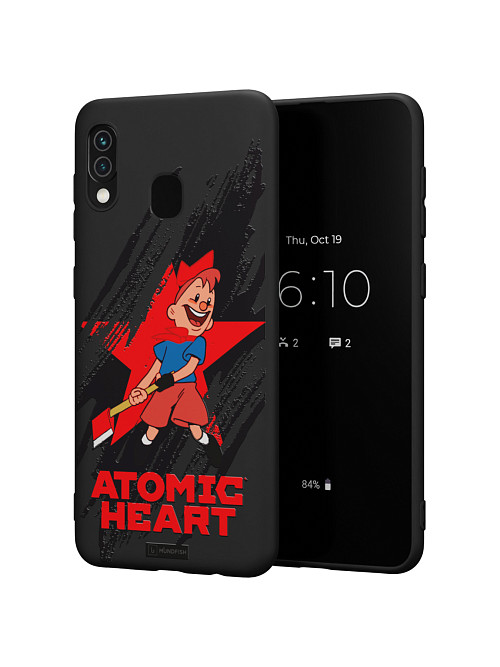 Силиконовый чехол для Samsung Galaxy A20 "Atomic Heart: Пионер"