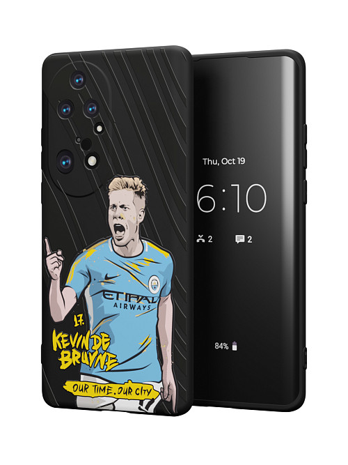 Силиконовый чехол для Huawei P50 Pro "NOVEL: Kevin de Bruyne"