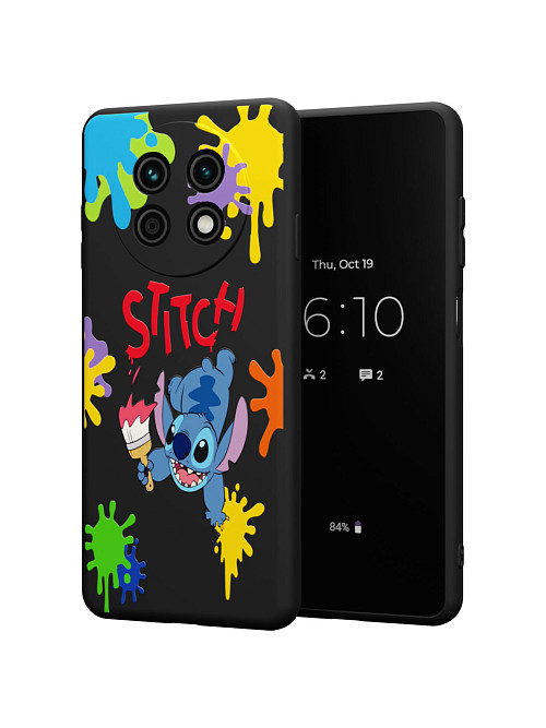 Силиконовый чехол для Huawei nova Y91 "NOVEL: Stitch paints"