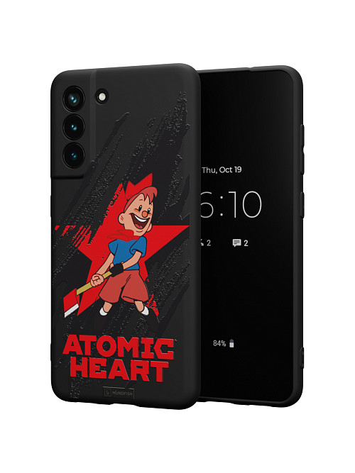 Силиконовый чехол для Samsung Galaxy S21 FE "Atomic Heart: Пионер"