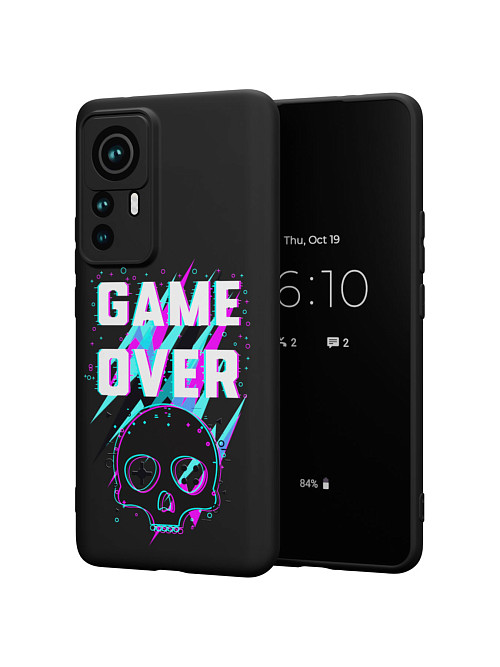 Силиконовый чехол для Xiaomi 12T "Game over"