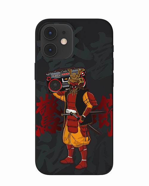 Силиконовый чехол для Apple iPhone 12 Pro "Boombox Samurai"